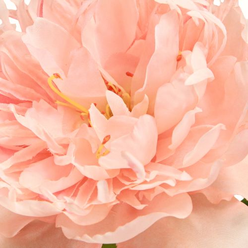 Artikel Konstgjorda pioner rosa paeonia lax L60cm 2 st
