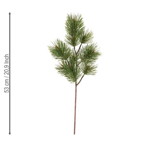 Artikel Konstgjorda tallgrenar julgrenar gröna 53cm 3 stycken