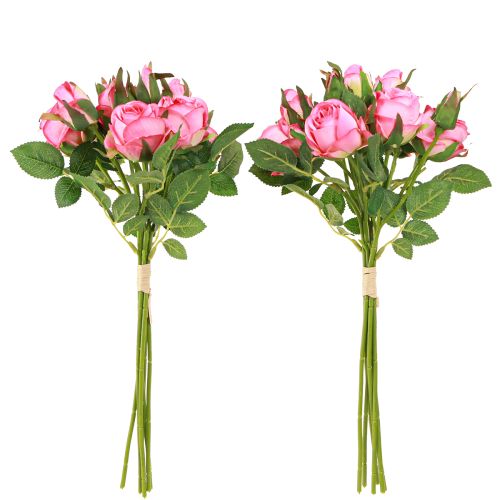 Artikel Konstgjorda rosor i ett gäng Konstgjorda blommor Rosa 36cm 12st
