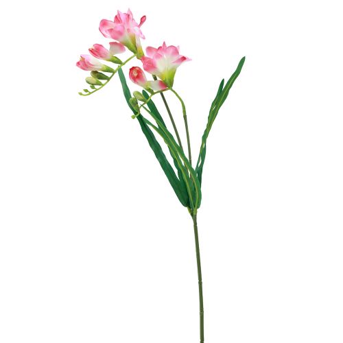 Konstgjorda trädgårdsblommor Freesia Rosa 58cm