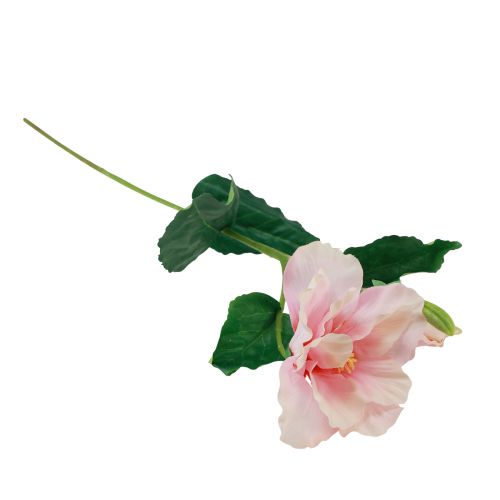 Artikel Konstgjorda Blommor Hibiscus Rosa 62cm