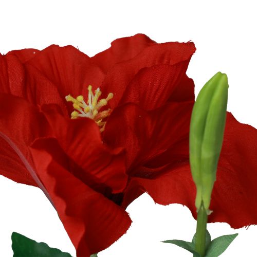 Artikel Konstgjorda blommor Hibiscus Röd 62cm