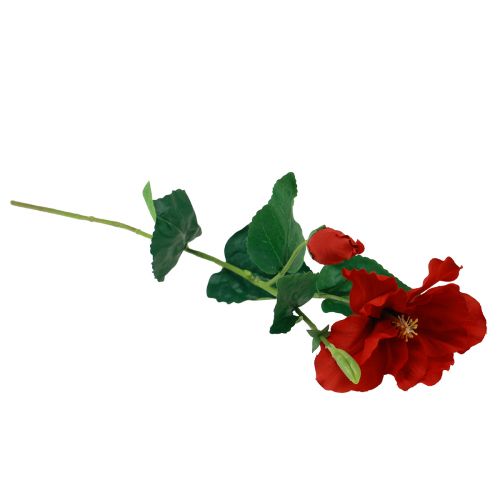 Artikel Konstgjorda blommor Hibiscus Röd 62cm