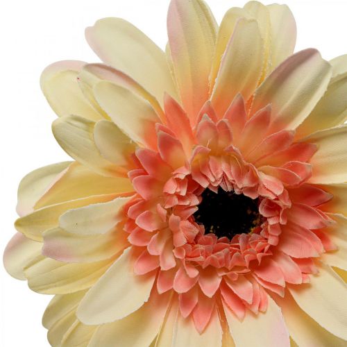 Artikel Konstgjord gerbera blomma konstgjord blomma aprikos Ø11cm L50cm