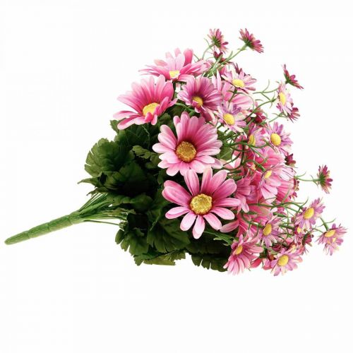 Artikel Konstgjorda tusenskönor bukett av konstgjorda blommor rosa 44cm