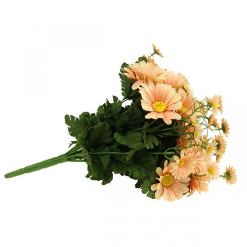 Artikel Konstgjorda tusenskönor konstgjord blombukett Orange Persika 44cm
