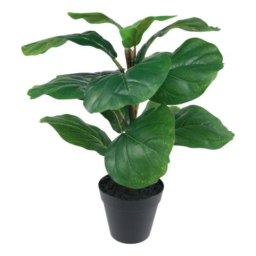 Konstgjord krukväxt Ficus konstväxt i kruka 42cm