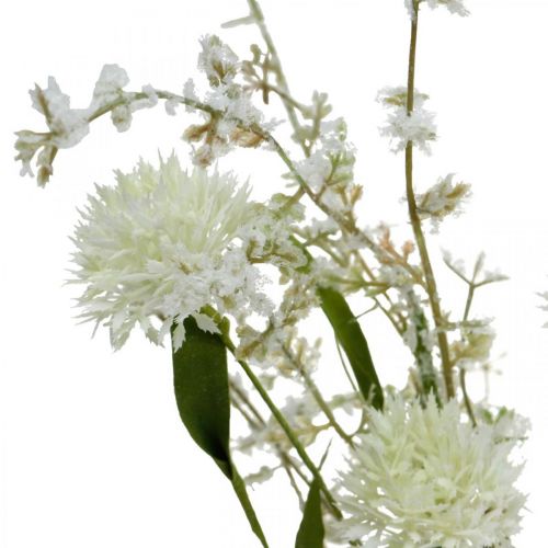 Floristik24 Konstgjord ängsblomma Vit sidenblommabukett Konstgjorda blommor