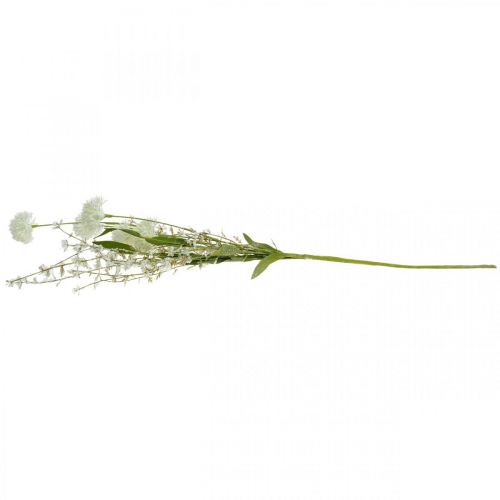 Floristik24 Konstgjord ängsblomma Vit sidenblommabukett Konstgjorda blommor
