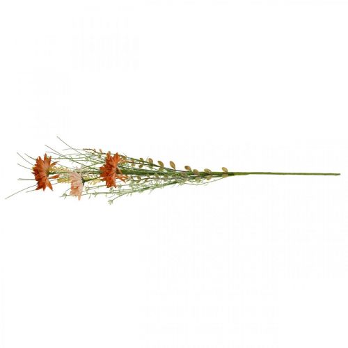 Floristik24 Konstgjorda ängblommor Orange konstgjorda blommor vid Pick sommargarnering