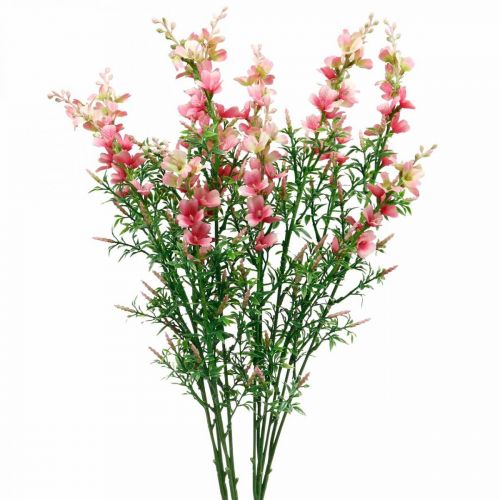 Floristik24 Konstgjorda ängsblommor rosa sidenblommor konstgjorda blommor 4st