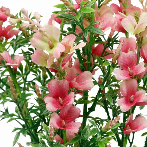 Floristik24 Konstgjorda ängsblommor rosa sidenblommor konstgjorda blommor 4st