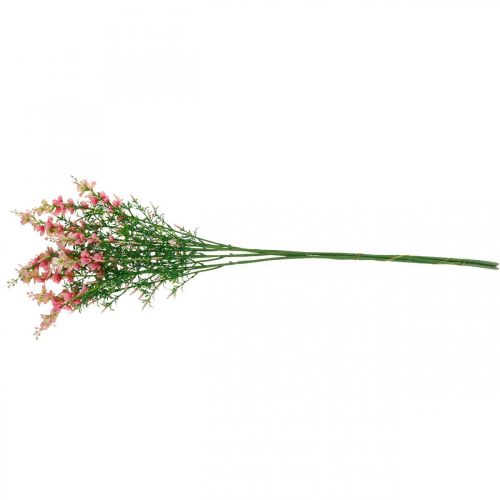Floristik24 Konstgjorda ängsblommor rosa sidenblommor konstgjorda blommor 4st