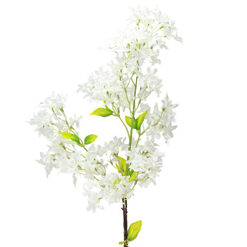 Artikel Konstgjord syrengren Vita blommor L95cm