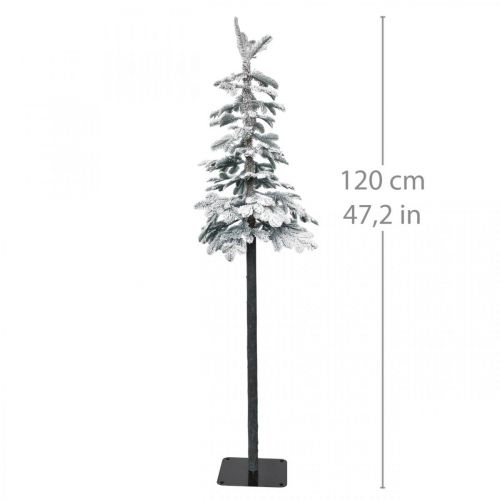 Artikel Konstgjord julgran insnöad dekoration 120cm