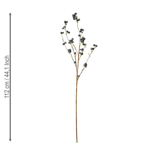 Artikel Konstgjord gren med blåbär 110cm