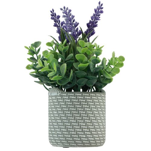 Artikel Konstgjord lavendel i kruka keramik lila grön H22cm