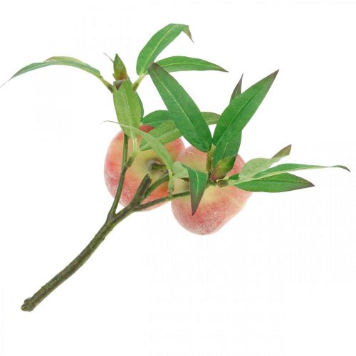 Floristik24 Konstgjord persikogren 24cm deco persika konstgjord frukt