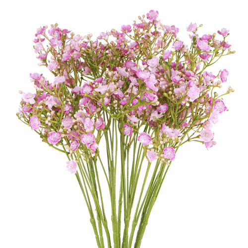 Artikel Konstgjord gypsophila gipsört i lila L68cm 4 st