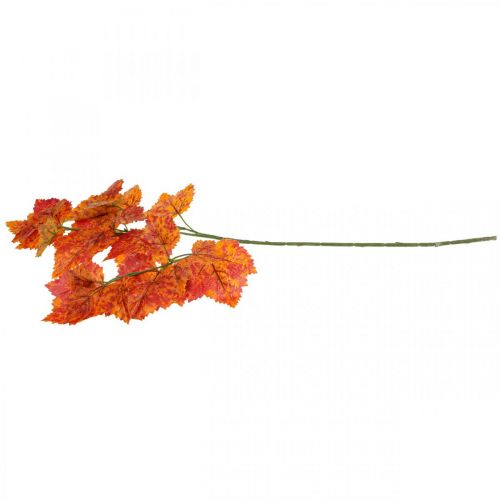 Artikel Konstgjorda vinblad Röd Orange Grön Konstgjorda växter 63cm 3st