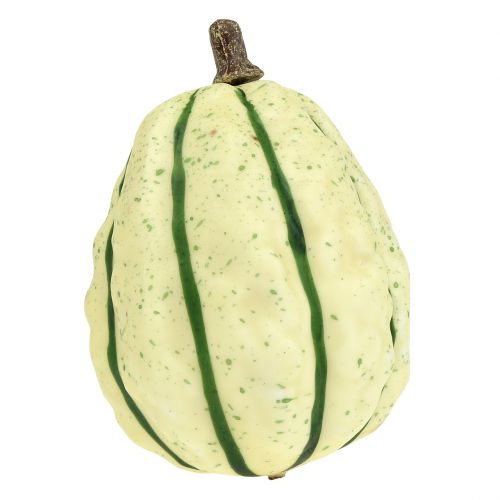 Floristik24 Deco pumpa kräm, grön 11cm 6st