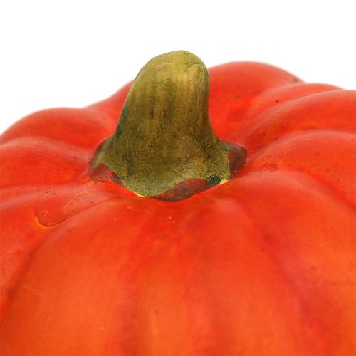 Floristik24 Pumpa keramik orange Ø6cm H8,5cm