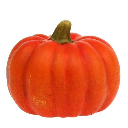 Floristik24 Pumpa keramik orange Ø6cm H8,5cm