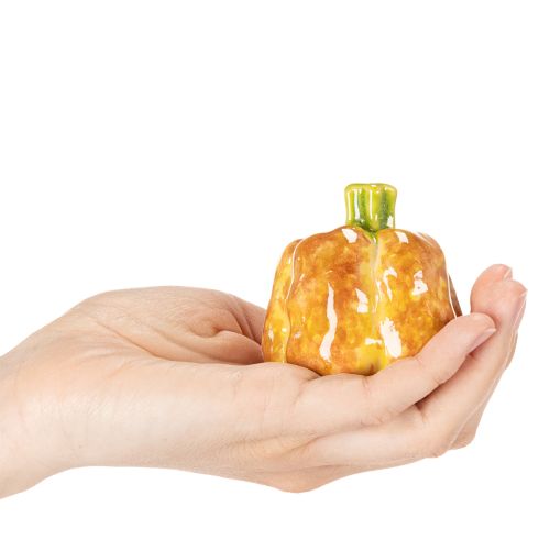 Dekorativa pumpor för höstlig bordsdekoration, 6 cm, 2 stycken | Floristik24.se