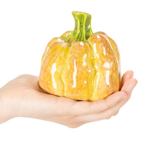 Pumpafigur för höstbordsdekoration, höstdekor, 10 cm, 2 stycken | Floristik24.se