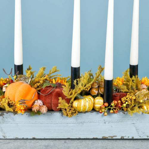 Floristik24 Konstgjord pumpamix 3,5cm - 11cm 26st