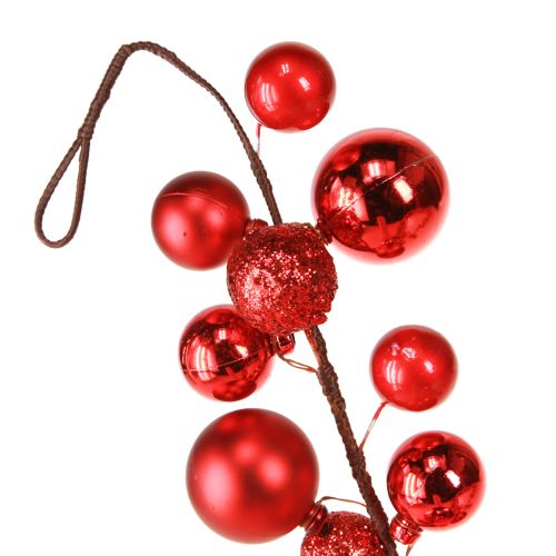 Floristik24 Bollgirlang Jul Julgirlang röd 160cm
