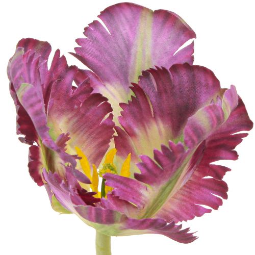 Artikel Konstgjord blomma papegoja tulpan konstgjord dekorativ tulpan lila 63cm