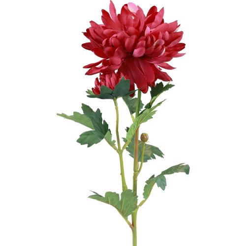 Floristik24 Konstgjorda blommor dekorativa dahlior konstgjorda blommor Bordeaux 61cm