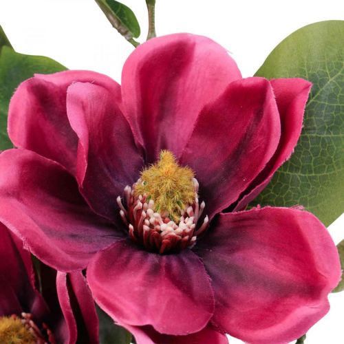 Floristik24 Konstgjord blommagnoliagren, magnolia konstgjord rosa 65cm 3st