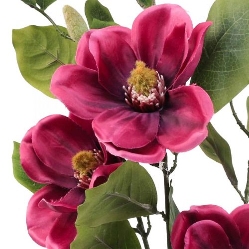 Floristik24 Konstgjord blommagnoliagren, magnolia konstgjord rosa 65cm 3st