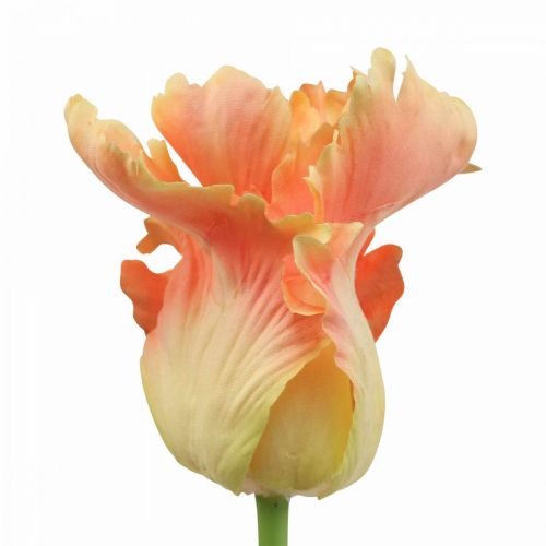 Artikel Konstgjord blomma, papegoja tulpan orange, vårblomma 63cm