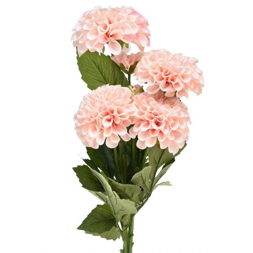 Floristik24 Konstgjorda Dahlia Konstgjorda Blommor Rosa Med 5 Blommor 50cm