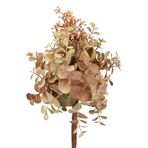 Artikel Konstgjord eukalyptusbukett, konstgjord blomdekoration med knoppar 30cm