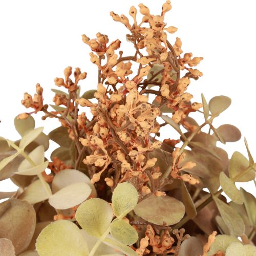 Artikel Konstgjord eukalyptusbukett, konstgjord blomdekoration med knoppar 30cm