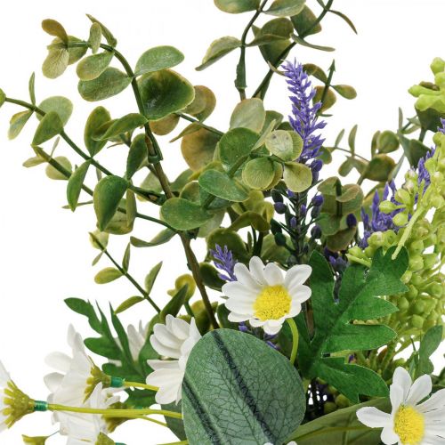 Floristik24 Konstgjord bukett med eukalyptus konstgjorda blommor dekoration 48cm