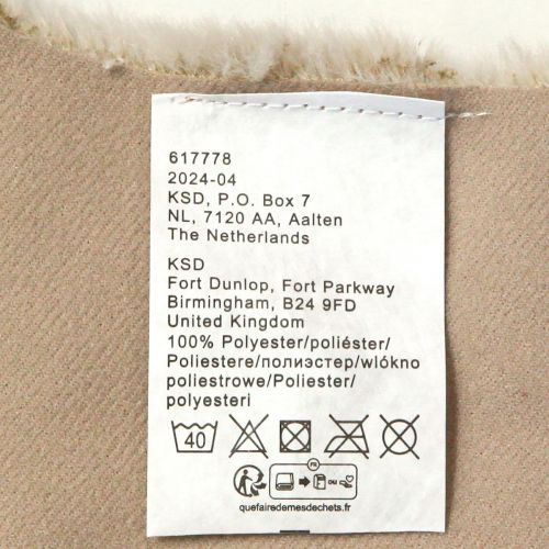 Artikel Fuskpäls dekorativ päls bordslöpare pälsmatta beige 50×90cm