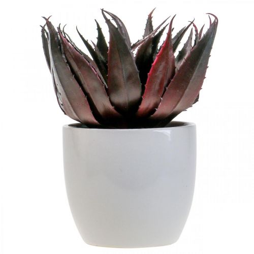 Artikel Konstgjord Aloe Vera växt i kruka Dekorativ växt Grön H20cm