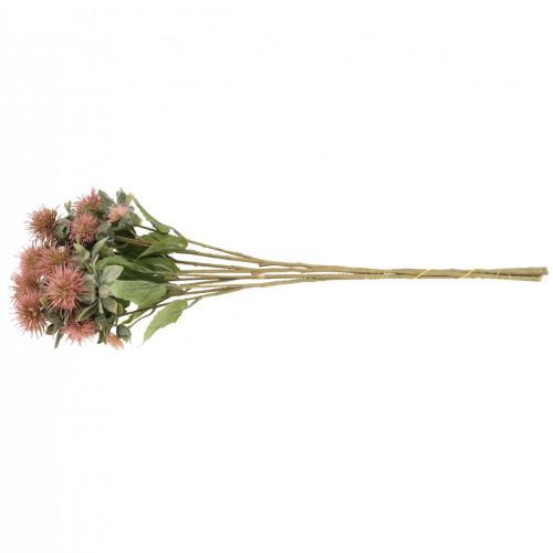 Floristik24 Konstgjorda växter safflor deco gren tistel gren tistel rosa 4st