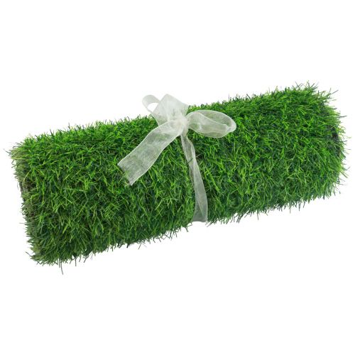 Floristik24 Konstgräs deco gräsgrön deco gräsmatta rulle 32×136cm