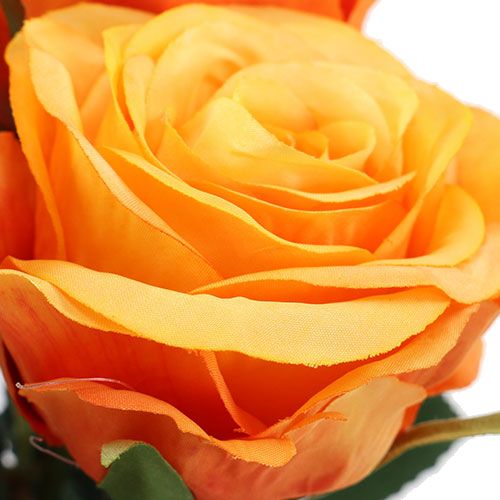 Artikel Konstgjorda rosor fyllda orange Ø6cm L37cm 6st