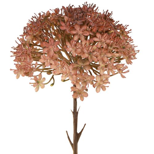 Konstgjord gren höstdekoration blomma gren brun röd 45cm 2 st