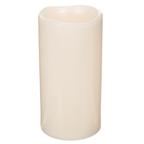 Stor LED-ljus för batteridrift med timer, varmvit, utomhus, 25 cm