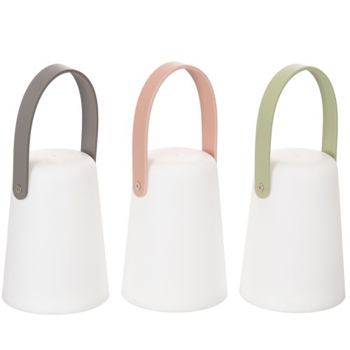 Lampa med handtag, bärbar LED-lampa för utomhus- och inomhusbruk, 22 cm, 3 stycken köpa | Floristik24.se