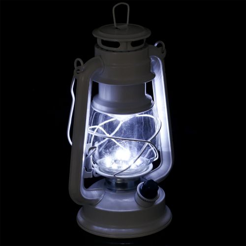 Floristik24 LED-lykta dimbar varmvit 24,5cm med 15 lampor