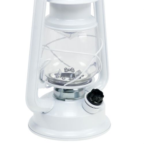 Floristik24 LED-lykta dimbar varmvit 24,5cm med 15 lampor